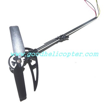 ZR-Z100 helicopter parts tail big boom + tail motor + tail motor deck + tail blade + tail decoration set - Click Image to Close